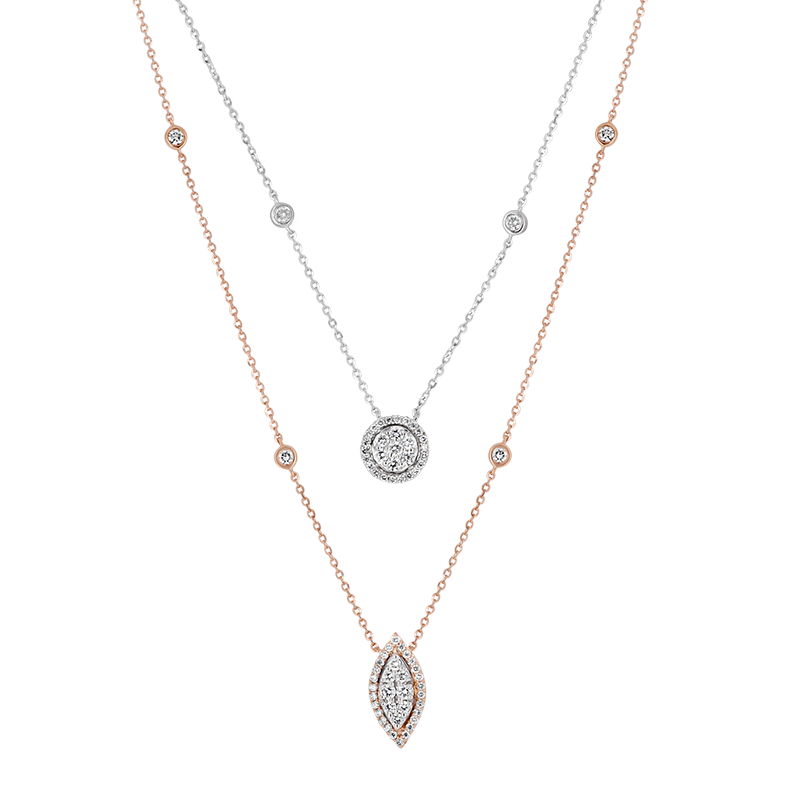 Pave set Diamond Necklace (SOLD)