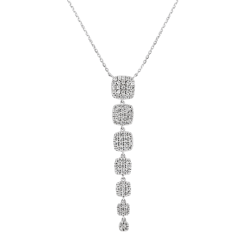 Pave set Diamond Necklace (SOLD)