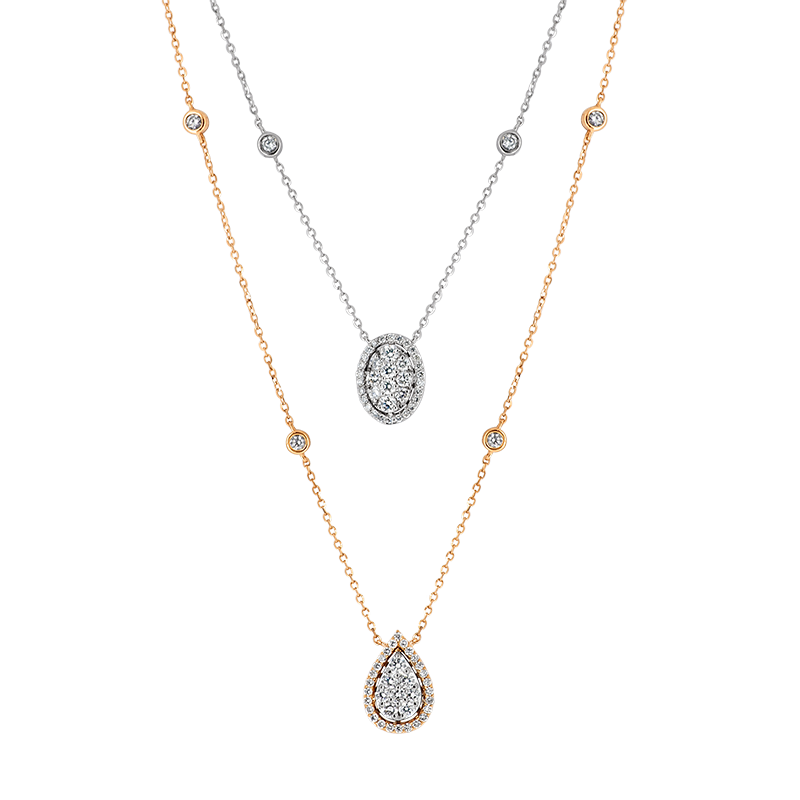 Pave set Diamond Necklace (SOLD)