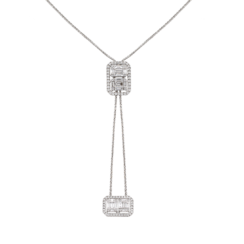 White Gold Diamond Necklace