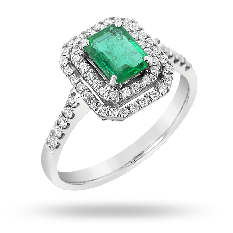 Emerald and Diamond Ring (SOLD)