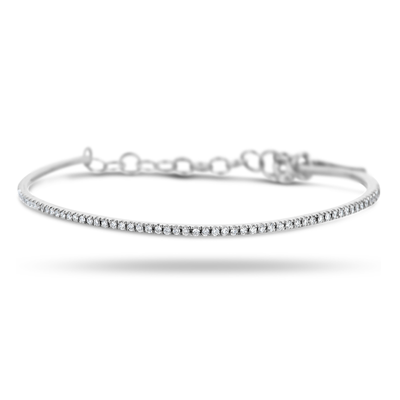 White Gold Diamond Bracelet (SOLD)