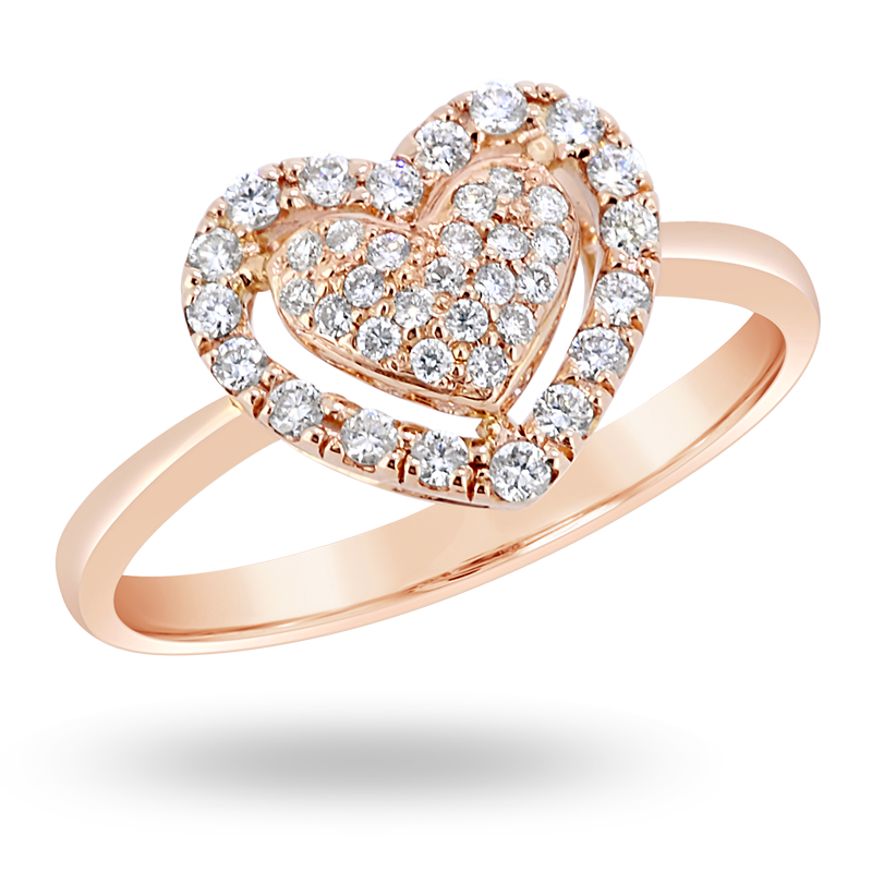 Rose Gold Diamond Ring (SOLD)