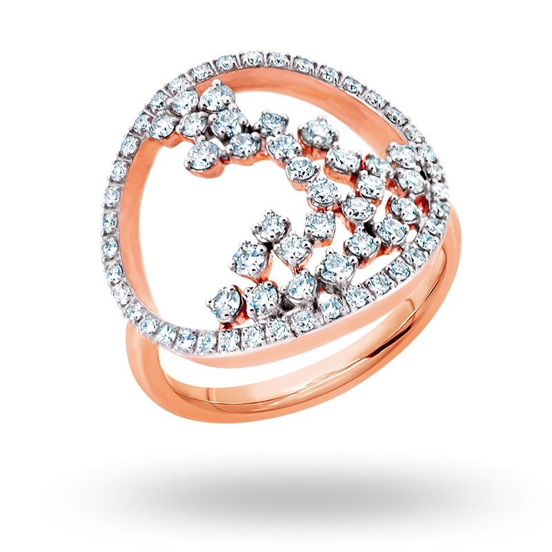 Rose Gold Diamond Ring (SOLD)