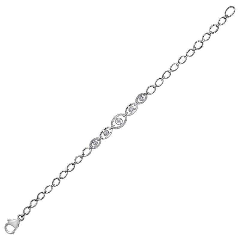 White Gold Diamond Bracelet (SOLD)