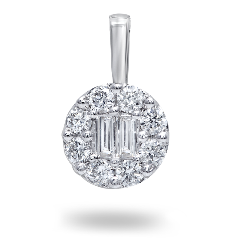 White Gold Diamond Pendant