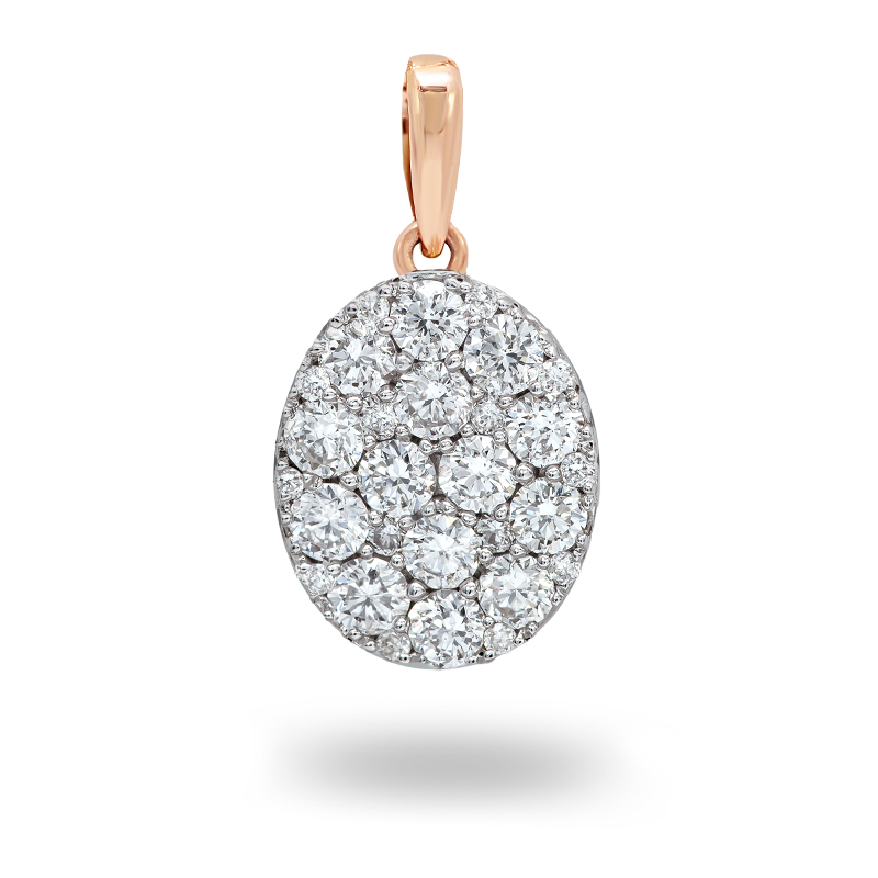 Rose Gold Diamond Pendant (SOLD)