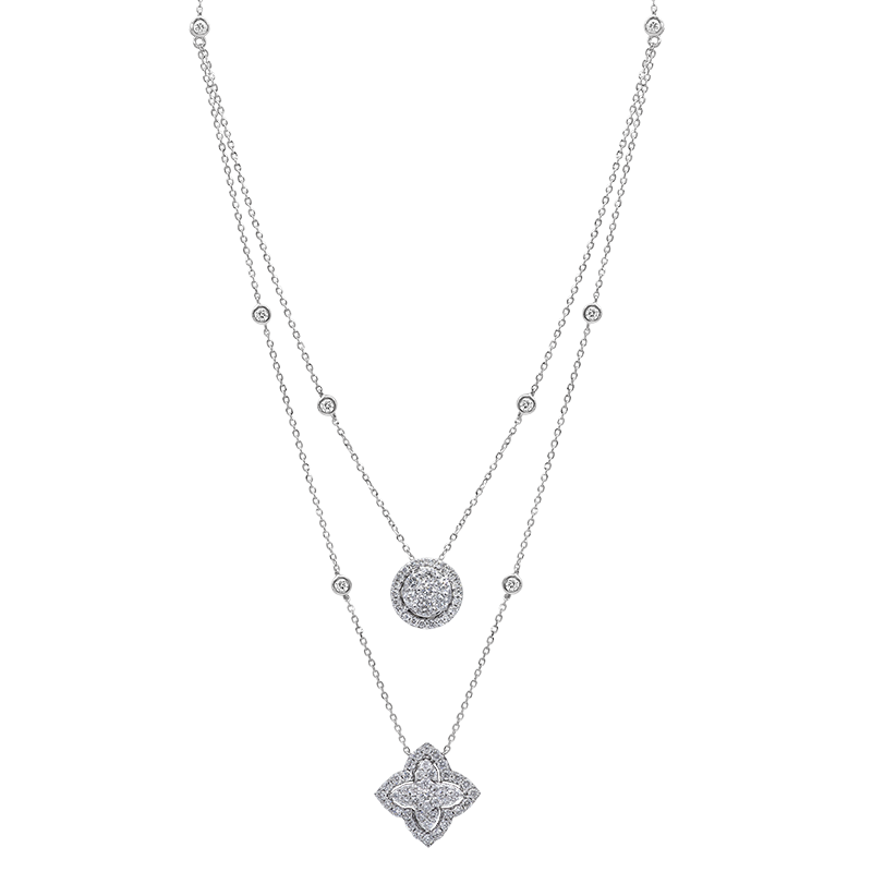 Pave set Diamond Necklace (SOLD)