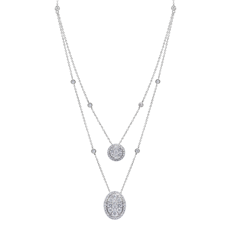 White Gold Diamond Necklace