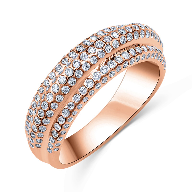 Rose Gold Diamond Ring (SOLD)