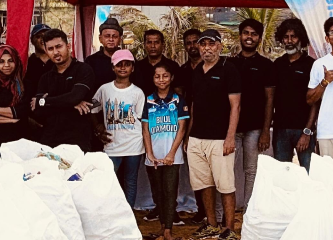 Beach clean-up, Dehiwela