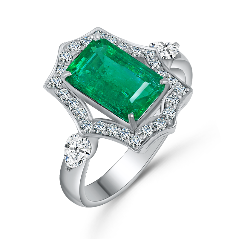 Riviere Emerald Ring