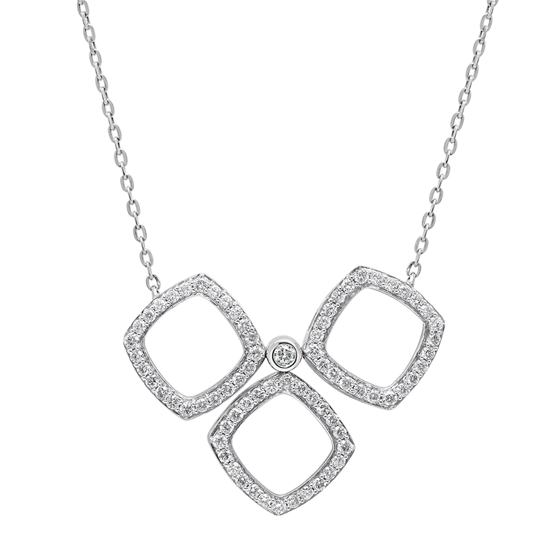 White Gold Diamond Necklace
