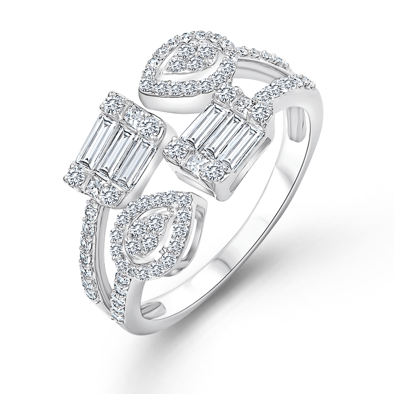 White Gold Diamond Ring