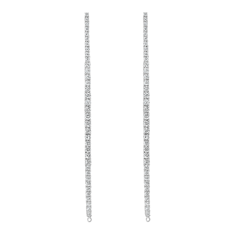 Dangling Diamond Earrings