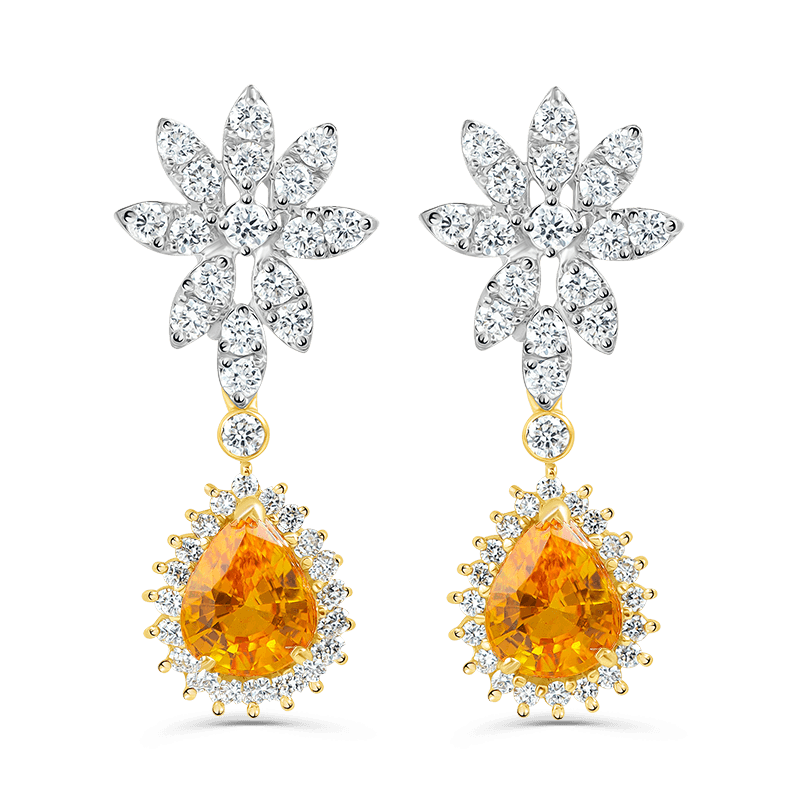 Golden Dazzle Earrings