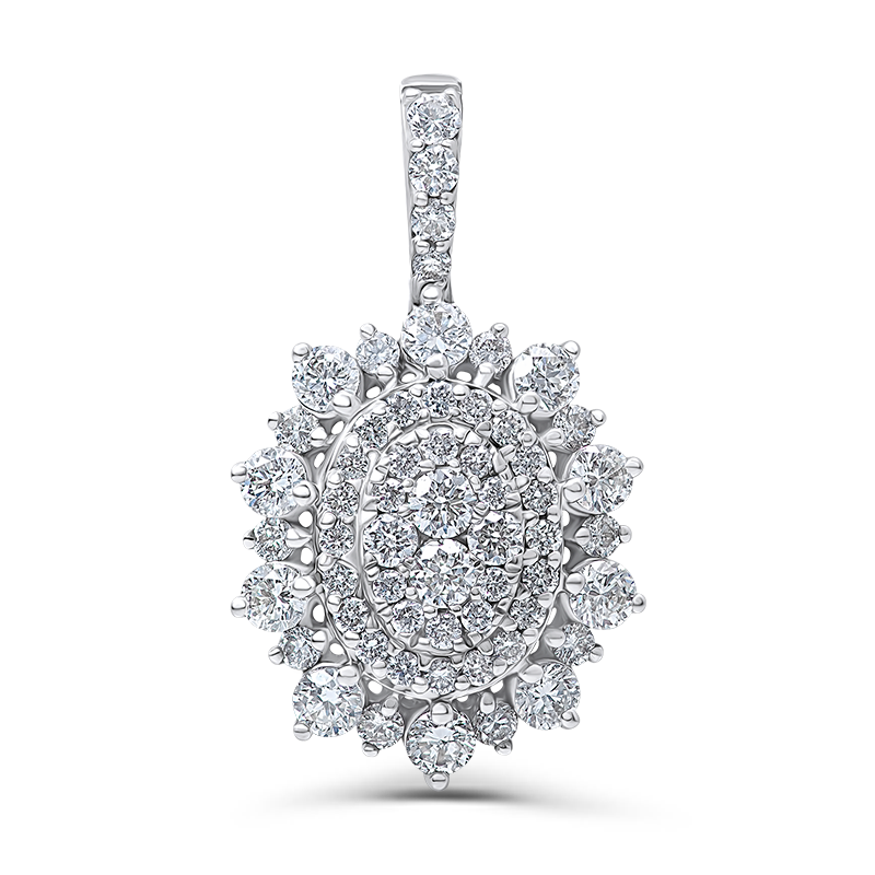 Diamond Cluster Pendant