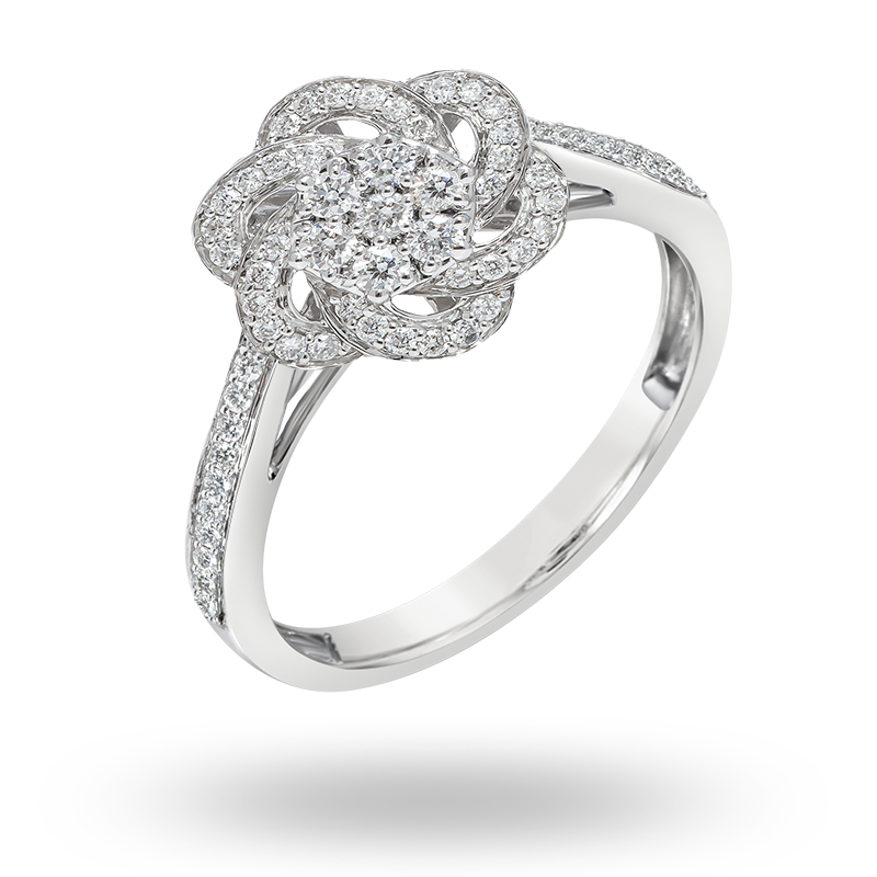 White Gold Diamond Ring