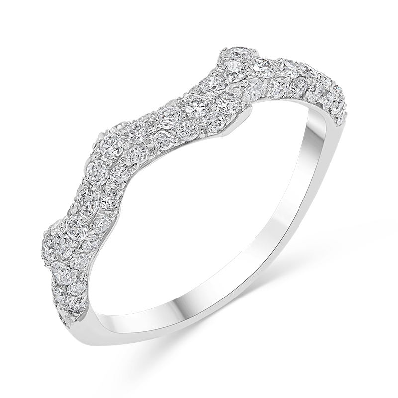 Pave set Diamond Ring